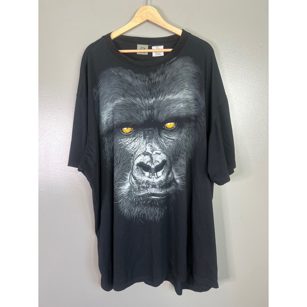 Vintage liquid Blue majestic gorilla cotton tee shirt size 4x tall 90's 2000's